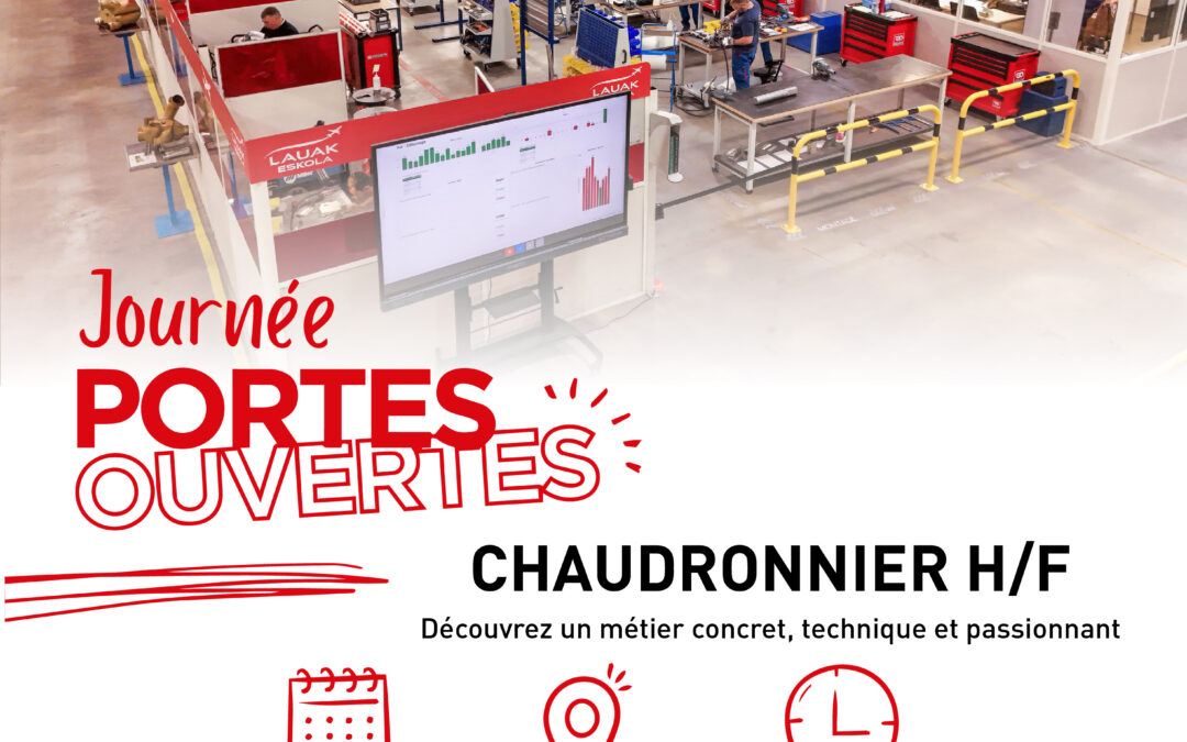 Découverte du métier Chaudronnerie Journées Portes Ouvertes WIPRO LAUAK ESKOLA