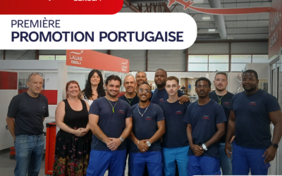 Première promotion de monteurs Portugais à Wipro Lauak Eskola